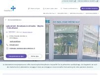 Website Screenshot Laboratoire d'analyses médicales - Bègles - Cerballiance