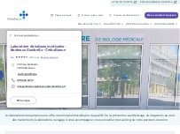 Website Screenshot Laboratoire d'analyses médicales - Bordeaux Gambetta - Cerballiance