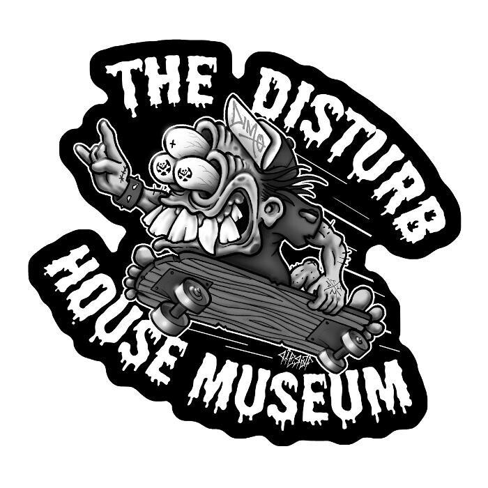 The Disturb House Museum Skateshop Logo