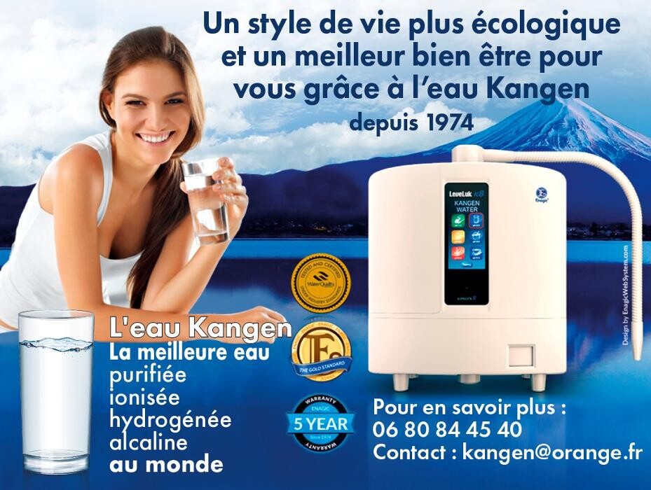 Images EAU ALCALINE KANGEN Cécilia Duchézeau