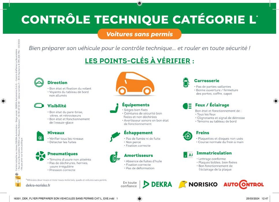 Images Contrôle technique DEKRA La Baule