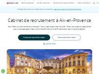 Website Screenshot Robert Half® Cabinet de Recrutement, Aix-en-Provence, Provence-Alpes-Côte d'Azur (Robert Half Aix en Provence)