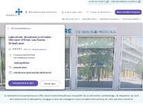 Website Screenshot Laboratoire d'analyses médicales - Villenave-d'Ornon Les Graves - Cerballiance
