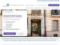 Website Screenshot Laboratoire d'analyses médicales - Carcassonne Jaurès - Cerballiance