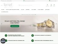 Website Screenshot FERRET Cannes ROLEX DETAILLANT OFFICIEL