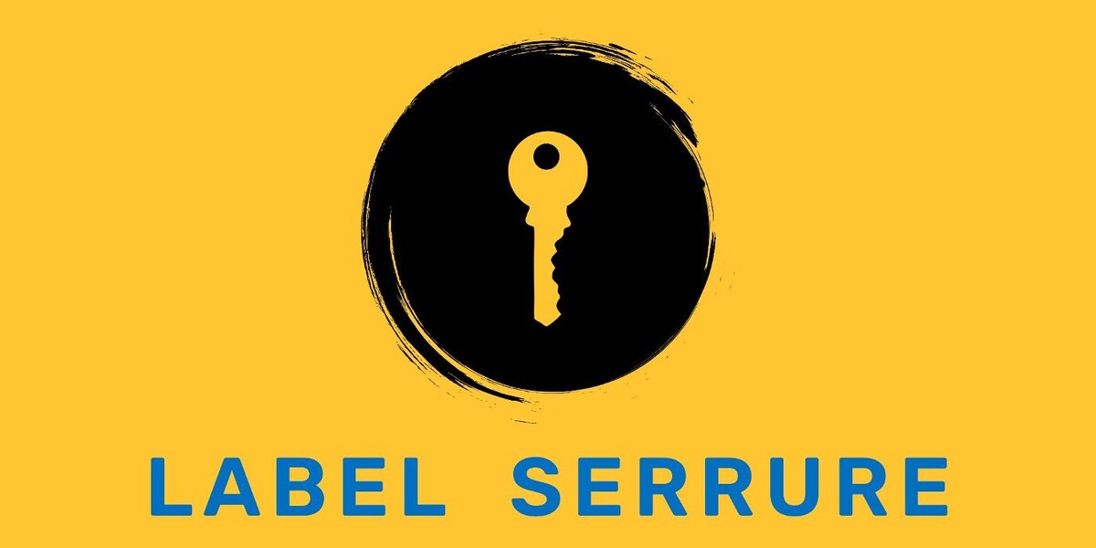 label serrure Logo