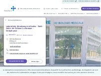 Website Screenshot Laboratoire d'analyses médicales - Saint-André-de-Cubzac La Garosse - Cerballiance