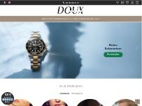 Website Screenshot Boutique Rolex - Doux Joaillier