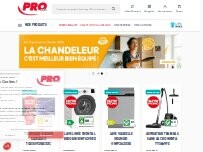 Website Screenshot PRO&Cie - Ent. David Electrosat