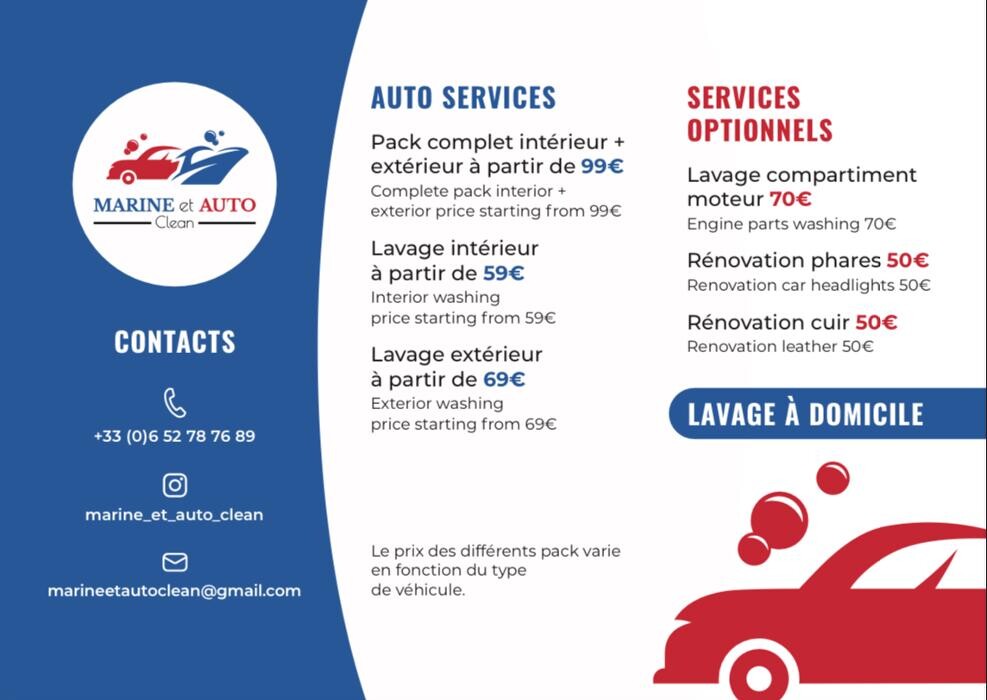 Images Marine et Auto Clean