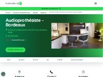 Website Screenshot Audioprothésiste Bordeaux Caudéran Audition Santé