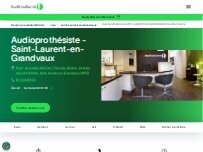 Website Screenshot Audioprothésiste SAINT-LAURENT-EN-GRANDVAUX Audition Santé