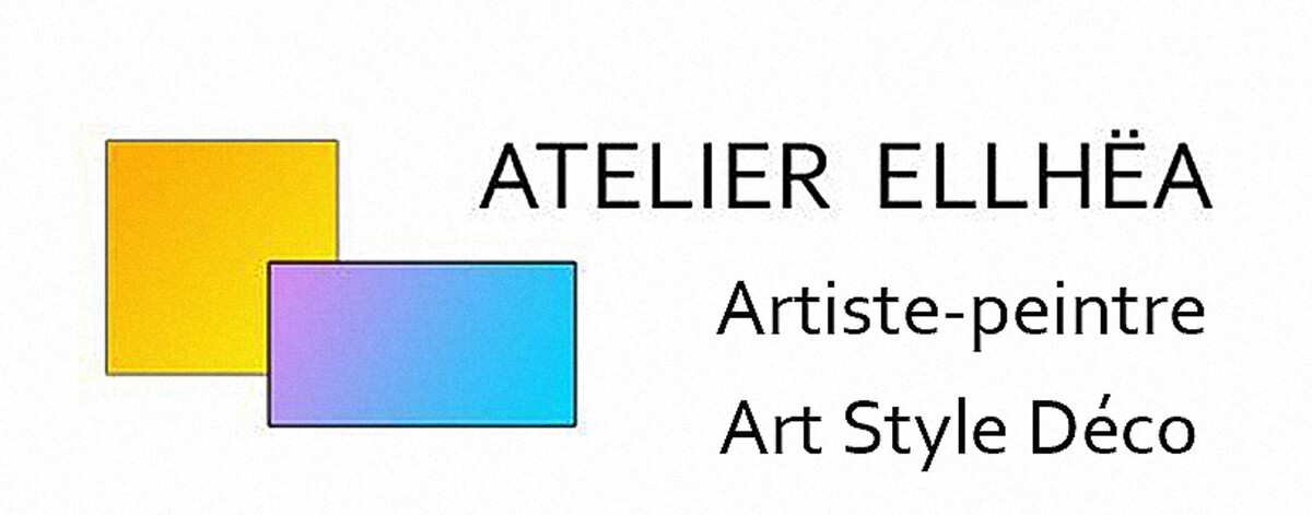 Atelier Artiste Peintre Ellhëa - Art Style Déco Logo