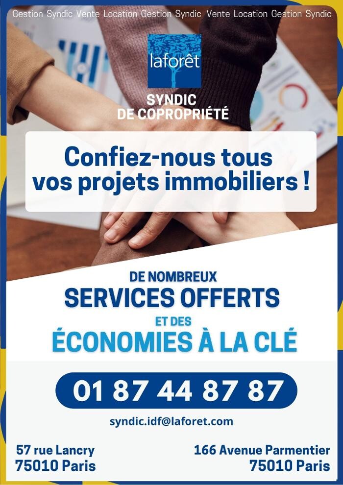 Images LAFORÊT - PARIS 10 RÉPUBLIQUE - SYNDIC DE COPROPRIÉTÉ