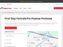 Website Screenshot First Stop Formule Pro Puiseux-Pontoise