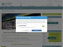 Website Screenshot Pharmacie du Soleil