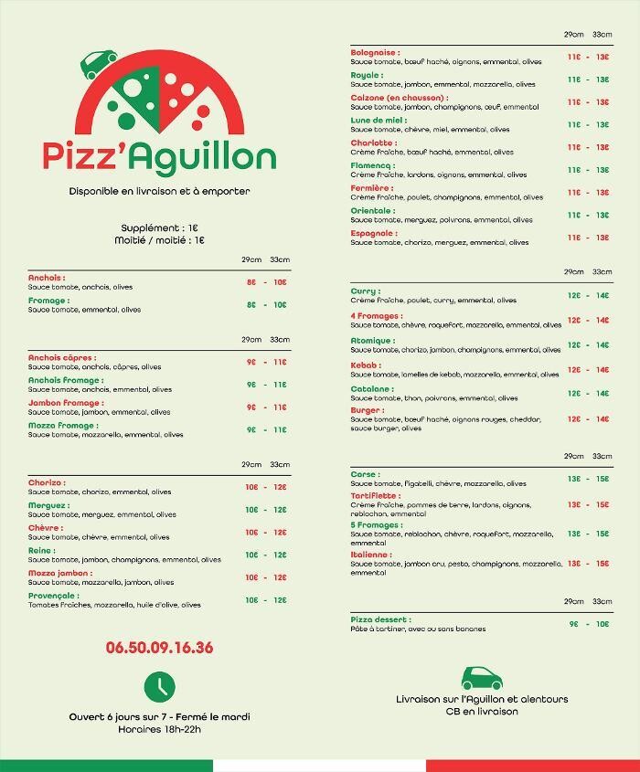 Images Pizz'Aguillon - Livraison pizza Toulon