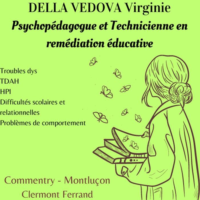 Images Virginie DELLA VEDOVA - Psychopédagogue et Technicienne en remédiation éducative