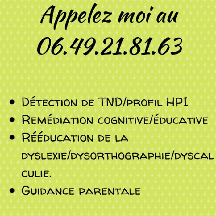 Images Virginie DELLA VEDOVA - Psychopédagogue et Technicienne en remédiation éducative