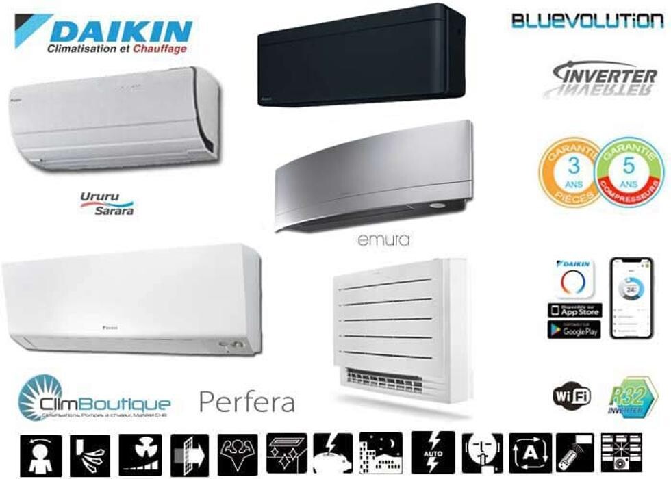 Images Daikin Climatisation Installation Entretien Depannage - Haut de seine