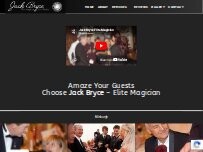 Website Screenshot Jack Bryce - Elite Magician