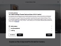 Website Screenshot Porsche Centre Silverstone