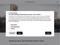 Website Screenshot Porsche Centre Silverstone