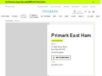 Website Screenshot Primark