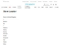 Website Screenshot Primark