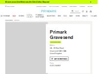 Website Screenshot Primark