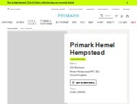 Website Screenshot Primark