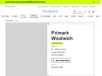 Website Screenshot Primark