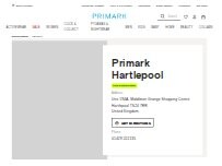 Website Screenshot Primark