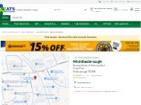 Website Screenshot ATS Euromaster Middlesbrough