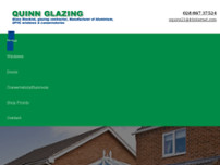 Quinn Glazing website screenshot