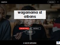 Website Screenshot wagamama st albans