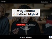 Website Screenshot wagamama guildford high st