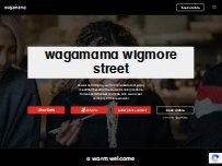 Website Screenshot wagamama wigmore street