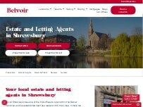 Website Screenshot Belvoir Shrewsbury Estate & Letting Agents