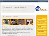 Screenshot for www.esasystems.co.uk
