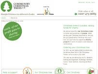 Screenshot for www.communitychristmastrees.co.uk