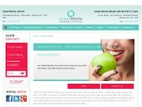 Ocean Dental Implant and Aesthetic Clinic website screenshot