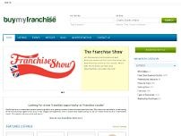 Screenshot for www.buymyfranchise.co.uk