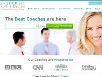 Screenshot for www.your24hcoach.com