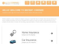 Screenshot for instantcompare.co.uk