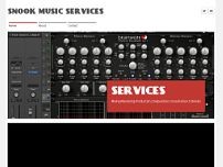 Screenshot for www.snookmusicservices.com