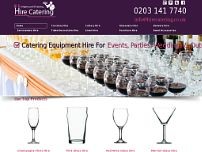 Screenshot for www.hirecatering.co.uk