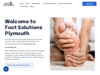 Website Screenshot Foot Solutions