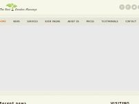 Screenshot for thebestlondonmassage.co.uk