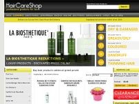Screenshot for www.haircareshop.co.uk